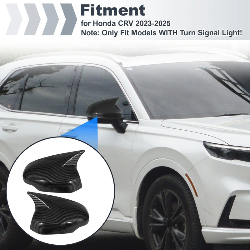 Honda CRV Left Right Ox Horn Rearview Mirror Covers (2023-2025)
