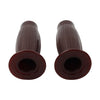 Vintage Motorcycle Handlebars Brown Universal 7/8" Easy-Hold Hand Grips