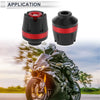 14mm Aluminum Alloy Motorcycle Slider Frame 2 Pcs Red