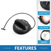Buick Enclave (2008-2011) Black White Fuel Tank Cap Cover