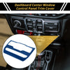 Jeep Wrangler JL JLU (2018-2024) Blue Dashboard Control Panel Cover