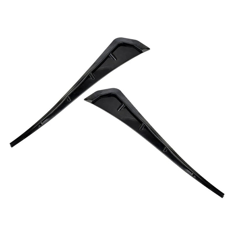 Universal Cars Glossy Black Side Fender Vent Air Wing Covers