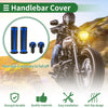 Motorcycle 7/8" 22mm Motorcycle Hand Grips Cover Handlebar Grip Rubber Blue