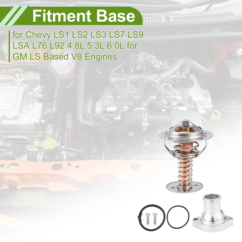 Chevy GM LS V8 Thermostat Kit 4.8 5.3 6.0L