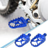 Motorcycle Pair Wide Foot Peg 360 Degree Rotating Aluminum Alloy Footpeg