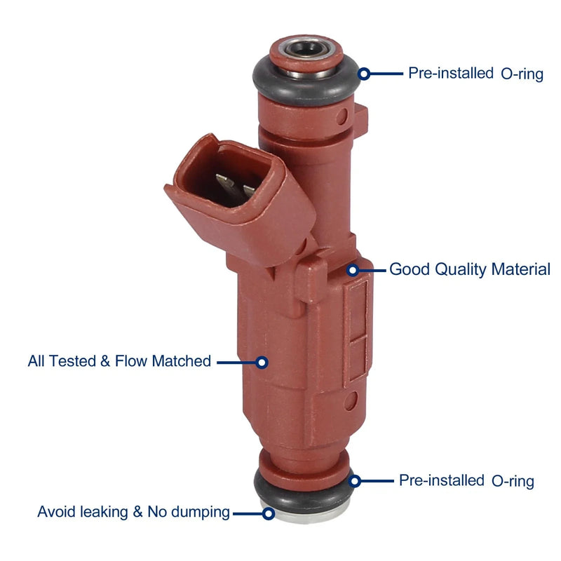 Hyundai Elantra 1.8L 4 x Flow Matched Fuel Injectors (2011-2013)