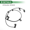 Mitsubishi Montero Sport ABS Wheel Speed Sensor (2009-2015)