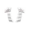 Jaguar XJL Silver Alloy Steering Wheel Button Sticker Trim (2010–2019)