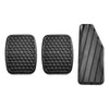 Brake Clutch 3 x Rubber Car Accelerator Pedal Foot Pedals Pad Covers