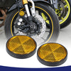 Bike Universal 2 x M6x1.0 Screw Mount Reflective Warning Reflector