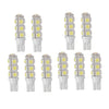 Car RV Camper 10 x 13SMD 5050 W5W LED Light Bulbs
