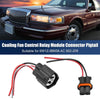Ford Crown Cooling Fan Control Relay Plug Wire Harness