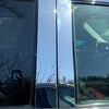 Toyota RAV4 8PCS Chrome Pillar Trim Door Cover Mirrored Post (2007–2013)