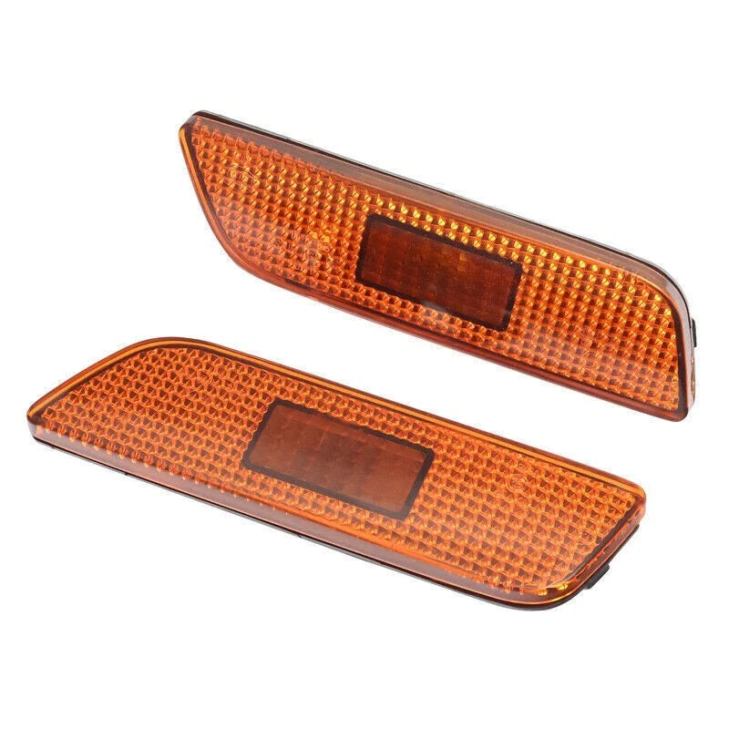 Volvo S80 Pair Amber Bumper Light Lens & Reflectors (1999–2006)