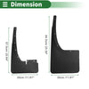 Ford Ranger T6 / T7 2011-2018 with Mounts Mud Flaps Splash Guards