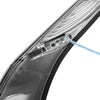 Honda Goldwing 1800 Chrome Windshield Trim Light (2001-2017, F6B 2013-2017)