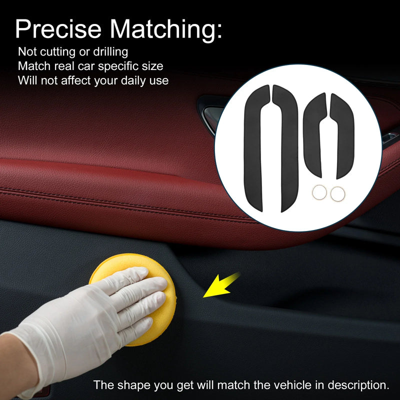 Lexus NX300 (2015) - Black Set Car Door Anti Kick Pad Sticker Protector