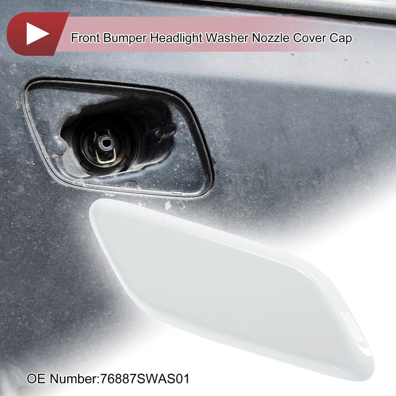 Honda CR-V MK3 Facelift (2009-2011) White Front Right Washer Nozzle Cover