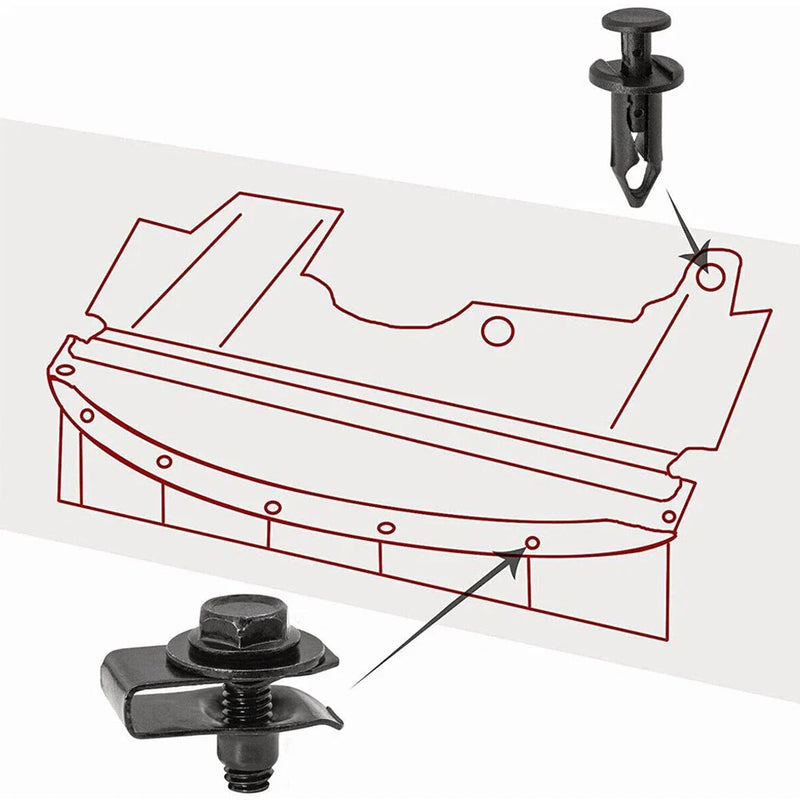 Honda SY Engine Cover Undertray Shield Kit