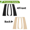 Dodge Ram (1994 - 2001) Black 4 x Pillar Window Trim