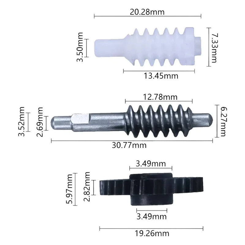 Mazda 6 GJ MK3 Side Mirror Engine Worm Gear Kit (2012-2016)