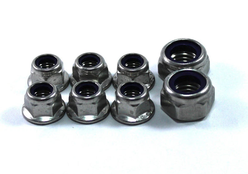 Synergy Cadet Xenon Lug Nuts m14 Nyloc Flange 1 Set