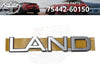 Toyota Land Cruiser 100 Series Back Door Name Plate