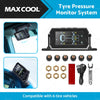 Caravan Truck Trailer 6 x Wheel Sensors Solar Tyre Pressure Monitoring System
