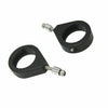 Harley Softail Black Turn Signal Mount Bracket 39mm Fork Clamp