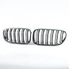 BMW F10 5 Series Double Rib Chrome & Black Front Kidney Grille (2011-2017)