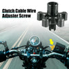 Motorcycle 8mm Brake Clutch Levers Adjuster M8x1.25 Titanium Tone