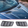 Mercedes W166 ML GL Class Left & Right Hood Air Vent Grille Covers (2012-2015)