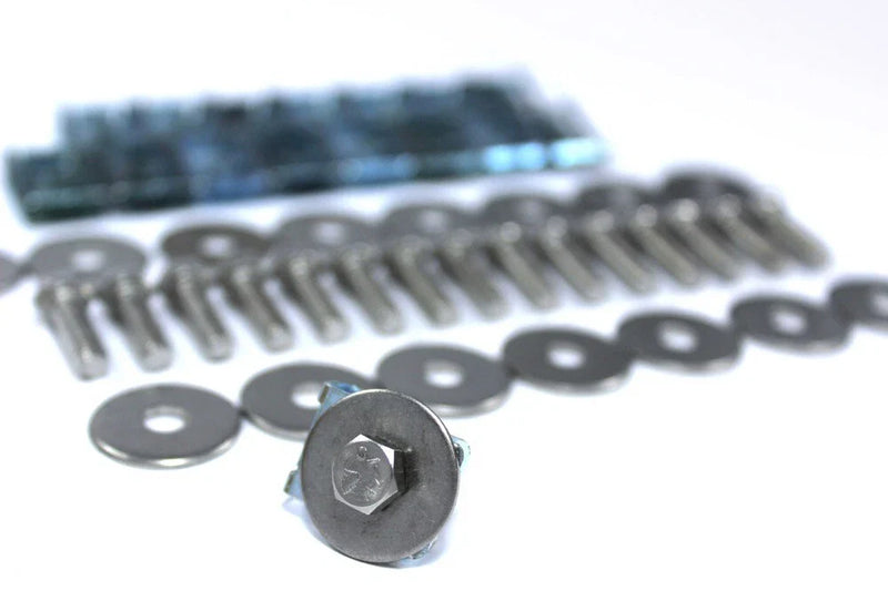 Jaguar S-Type 25 Quilla Bandeja Tuercas Rápidas Inoxidable (1999–2008)