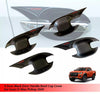 Isuzu D-Max 4 x Dr Black Handle Bowl Cup Covers (2020)