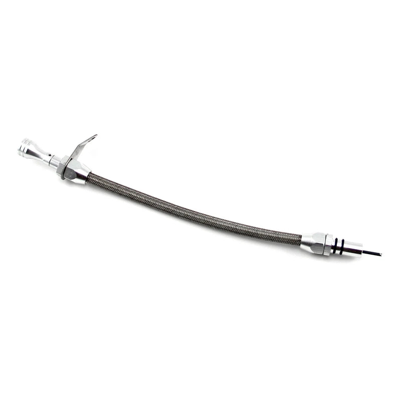 GM Turbo 350 Braided Flexible Bell Housing Mount Dipstick