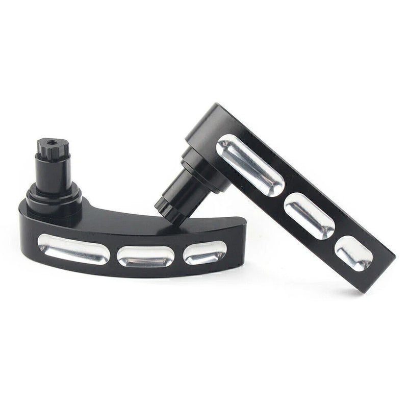 Harley Road Glide 2 x Black Saddlebag Lid Lifter Latch Levers (2014-2017)