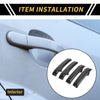 Toyota Tundra Set Carbon Fiber Pattern Door Handle Bezel Cover (2014–2021)