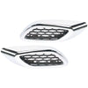 Maserati Levante 2x Front Chrome Fender Side Air Vent Grille Trim Molding