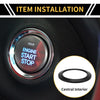Ford F-150 (2016-2021) Black Engine Start Stop Button Cover