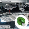 Car Motorcycle Boat 1 Set M12x1.75 Engine Oil Drain Plug with Gasket