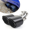Universal Exit Exhaust Pipe 101mm Carbon Fiber Muffler Tip Y Shape