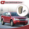 Dodge Journey (2011-2020) Black Beige Leather 1 Pc Gear Shift Knob Cover