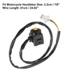 Motorcycle 7/8" Handlebar Switch Button Assembly 2 x