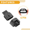 Honda 6 Pin Accelerator Pedal Sensor Connector (2001-2005)