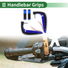 Motorcycle Hand Grips Cover Kit / Handlebar Diamond Rubber