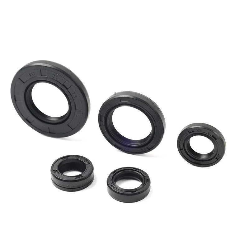 Yamaha YBR125 Motorcycle 5Pcs Engine Gear Shaft Oil Seals (2005-2016)