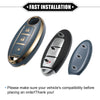 Nissan Altima Armada TPU Blue Key Fob Shell Cover Case (2002-2023)
