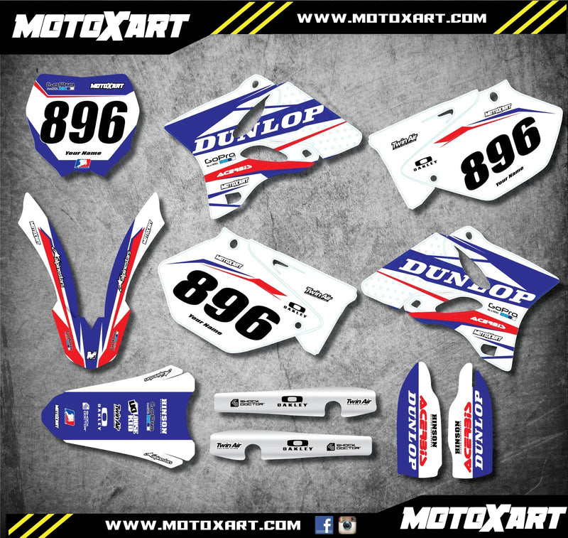Yamaha YZ 250 FORCE STYLE Custom Graphics (2006-2014)