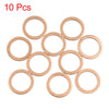 Nissan 10 x M16 Flat Copper Washers Oil Drain Plug Gaskets (11026-61000)