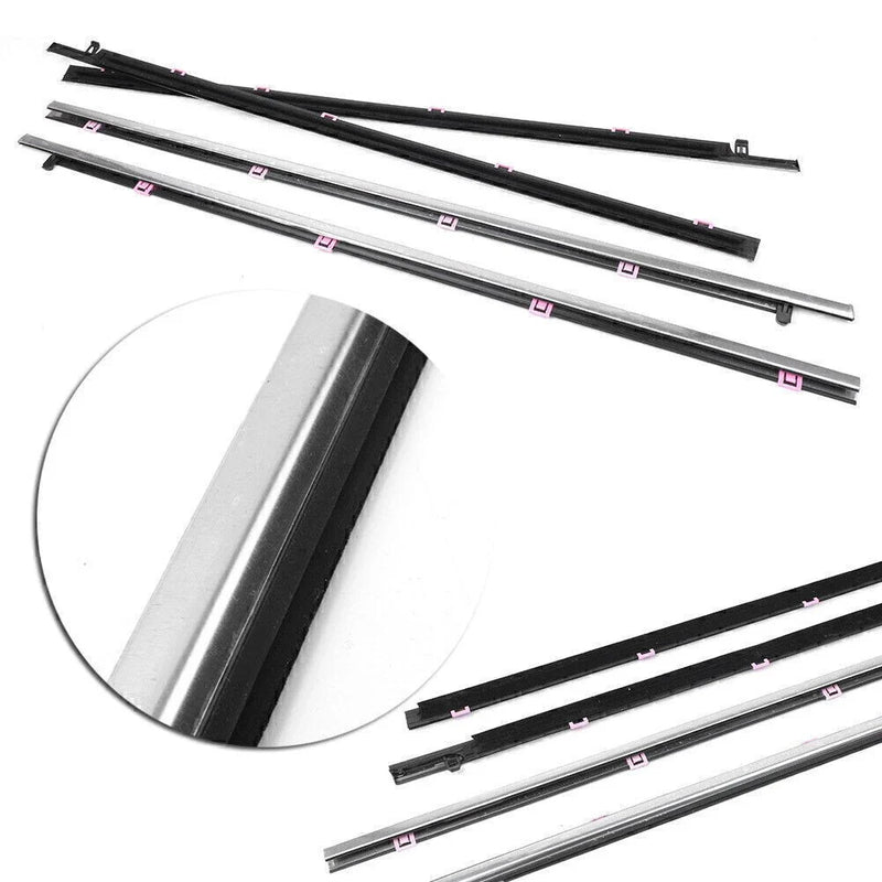 Honda Accord 4 x Chrome Outside Window Moulding Trims (2013-2017)